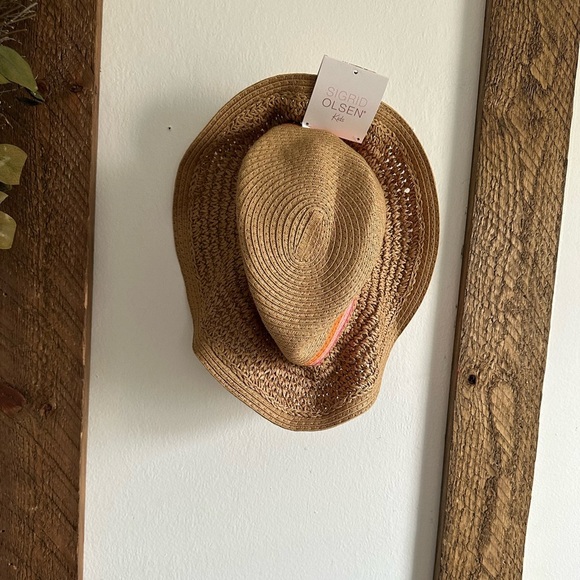 New Sigrid Olsen Kids Girls Sun Hat Foldable Easy Travel Boho - Picture 3 of 9